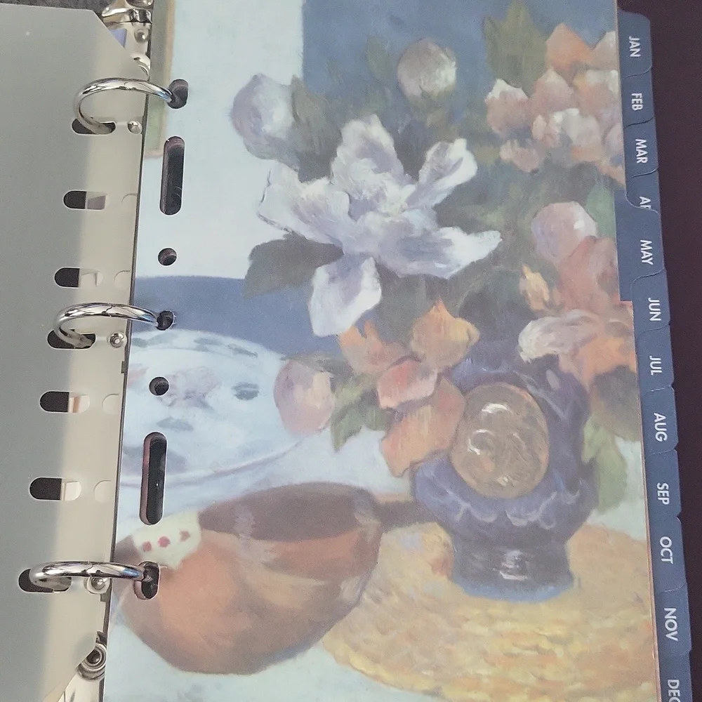 At A Glance Floral Impressions Organizer